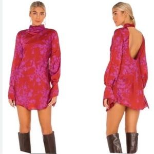 Free People Aries Satin Mini Dress XL